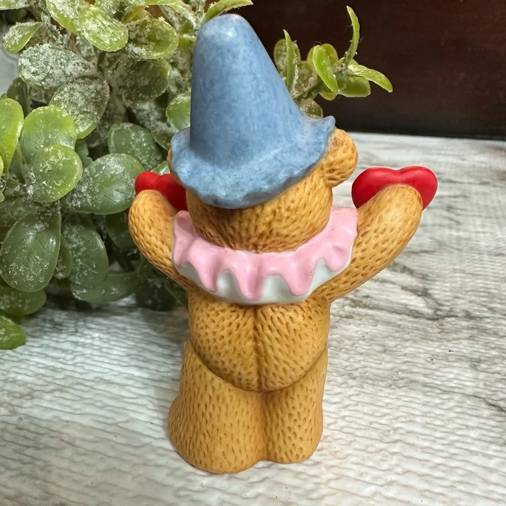Vtg Enesco 1985 Lucy & Me Heart Holding Bear by‎ Lucy Rigg